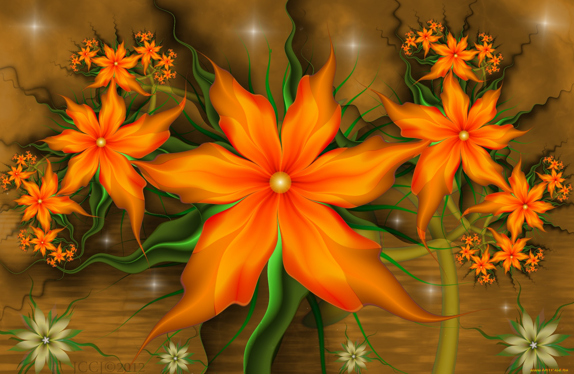 3 ,  , flowers, , , , 